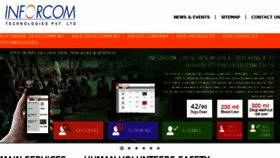 What Inforcomtech.com website looked like in 2018 (5 years ago)