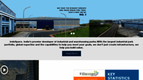 What Indospace.in website looked like in 2018 (5 years ago)