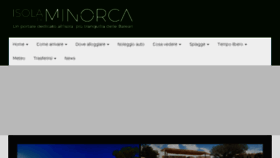 What Isoladiminorca.com website looked like in 2018 (5 years ago)