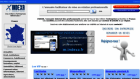 What Indexa.fr website looked like in 2018 (5 years ago)