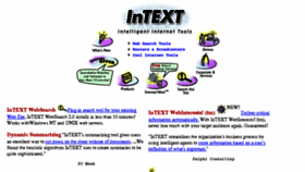 What Intext.com website looked like in 2018 (5 years ago)