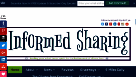 What Informedsharing.com website looked like in 2018 (5 years ago)