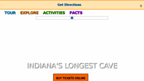 What Indianacaverns.com website looked like in 2018 (5 years ago)