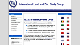 What Ilzsg.org website looked like in 2018 (5 years ago)