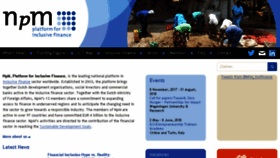 What Inclusivefinanceplatform.nl website looked like in 2018 (5 years ago)