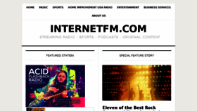 What Internetfm.com website looked like in 2018 (5 years ago)