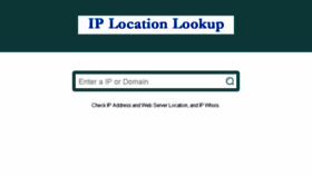 What Ip-address-location.com website looked like in 2018 (5 years ago)