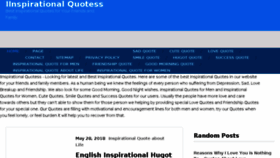 What Iinspirationalquotess.com website looked like in 2018 (5 years ago)