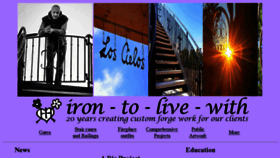 What Iron-to-live-with.com website looked like in 2018 (5 years ago)