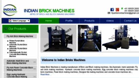 What Indianbrickmachines.com website looked like in 2018 (5 years ago)