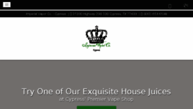 What Imperialvapeshopcypress.com website looked like in 2018 (5 years ago)