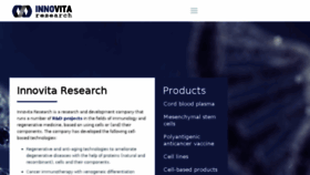 What Innovitaresearch.org website looked like in 2018 (5 years ago)