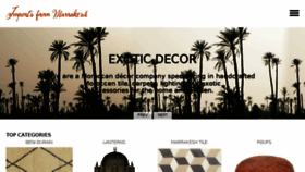 What Importsfrommarrakesh.com website looked like in 2018 (5 years ago)