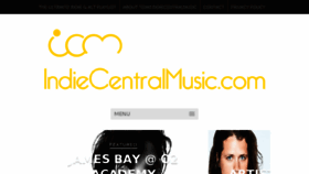 What Indiecentralmusic.com website looked like in 2018 (5 years ago)
