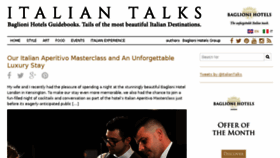 What Italiantalks.com website looked like in 2018 (5 years ago)