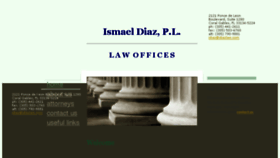 What Idiazlaw.com website looked like in 2018 (5 years ago)