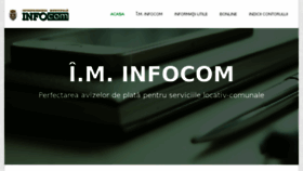 What Infocom.md website looked like in 2018 (5 years ago)