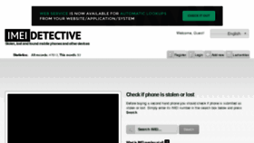 What Imeidetective.com website looked like in 2018 (5 years ago)