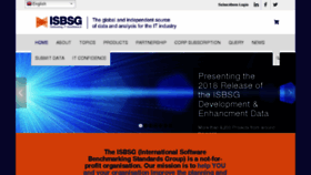 What Isbsg.org website looked like in 2018 (5 years ago)