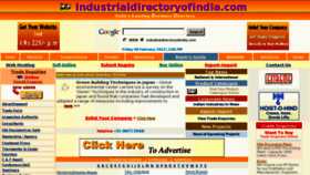 What Industrialdirectoryofindia.com website looked like in 2018 (5 years ago)