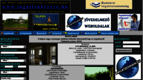 What Ingatlankereso.hu website looked like in 2018 (5 years ago)