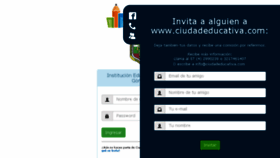 What Ieromangomez.ciudadeducativa.com website looked like in 2018 (5 years ago)