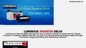 What Inverter-delhi.com website looked like in 2018 (5 years ago)