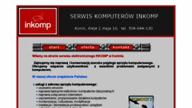 What Inkomp.com website looked like in 2018 (6 years ago)