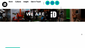 What Idagency.com website looked like in 2018 (5 years ago)