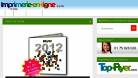 What Imprimerie-en-ligne.com website looked like in 2018 (5 years ago)
