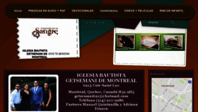 What Iglesiagetsemanidemontreal.com website looked like in 2018 (5 years ago)