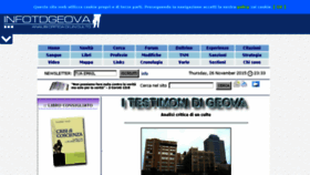 What Infotdgeova.it website looked like in 2018 (5 years ago)