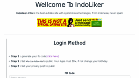 What Indoliker.info website looked like in 2018 (5 years ago)