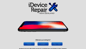 What Idevicerepair.nz website looked like in 2018 (5 years ago)