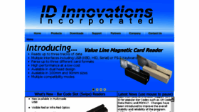 What Idinnovations.com website looked like in 2018 (5 years ago)