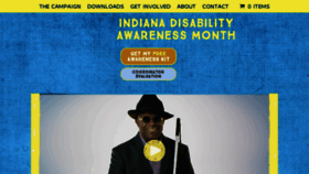 What Indianadisabilityawareness.org website looked like in 2018 (6 years ago)