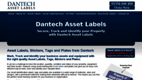 What Idassetlabels.co.uk website looked like in 2018 (5 years ago)