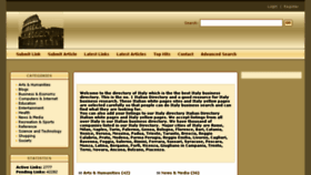 What Italywebdirectory.net website looked like in 2018 (5 years ago)