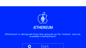 What Iethereum.trade website looked like in 2018 (5 years ago)