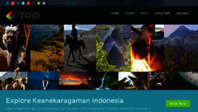 What Indonesiatrip.id website looked like in 2018 (5 years ago)