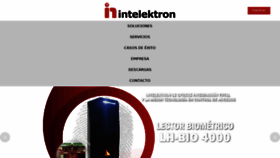 What Intelektron.com website looked like in 2018 (5 years ago)