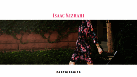 What Isaacmizrahi.com website looked like in 2018 (5 years ago)