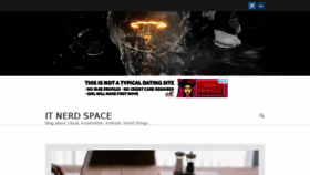 What Itnerd.space website looked like in 2018 (5 years ago)