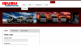 What Isuzutruckservice.com website looked like in 2018 (5 years ago)