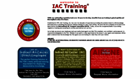 What Iactraining.com website looked like in 2018 (5 years ago)