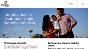 What Integrityinsurance.com website looked like in 2018 (5 years ago)