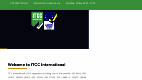 What Itccinternational.org website looked like in 2018 (5 years ago)