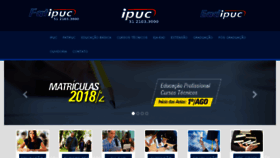 What Ipuc.edu.br website looked like in 2018 (5 years ago)