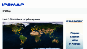 What Ip2map.com website looked like in 2018 (5 years ago)