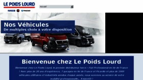 What Iveco-lepoidslourd.fr website looked like in 2018 (5 years ago)